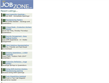 Tablet Screenshot of myjobzone.net